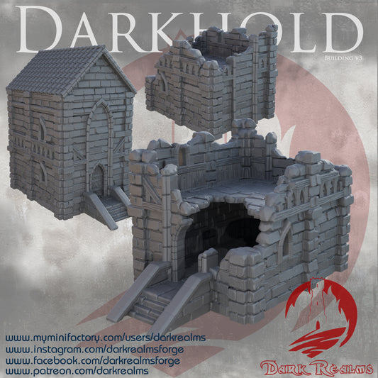 Darkhold Hollow Hearth – Fantasy Terrain by Dark Realms (32mm / 28mm / 15mm)