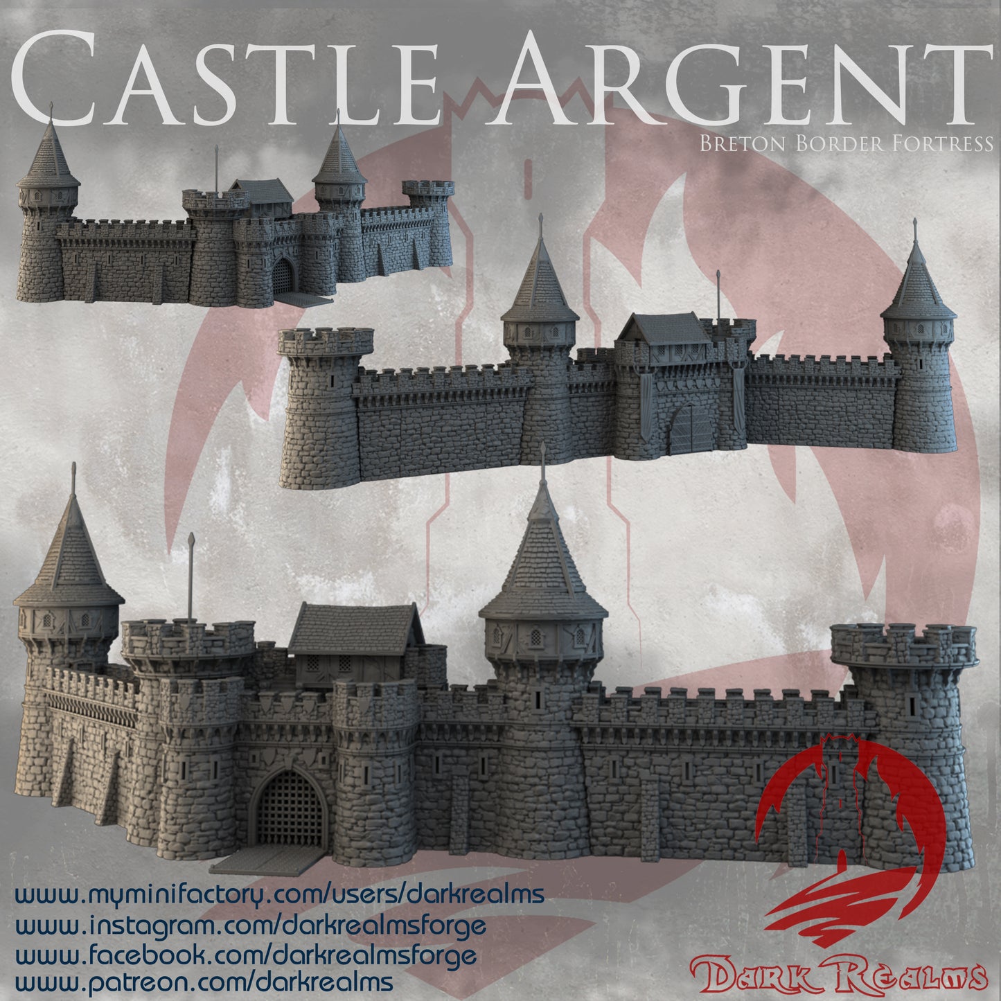 Castle Argent Gatehouse and Walls