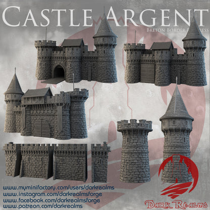 Castle Argent Gatehouse and Walls