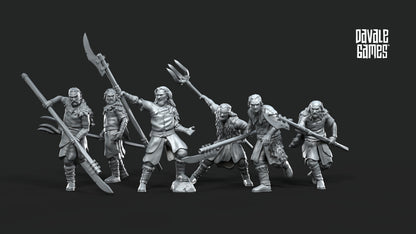 6 x Fellmount Reavers spearmen