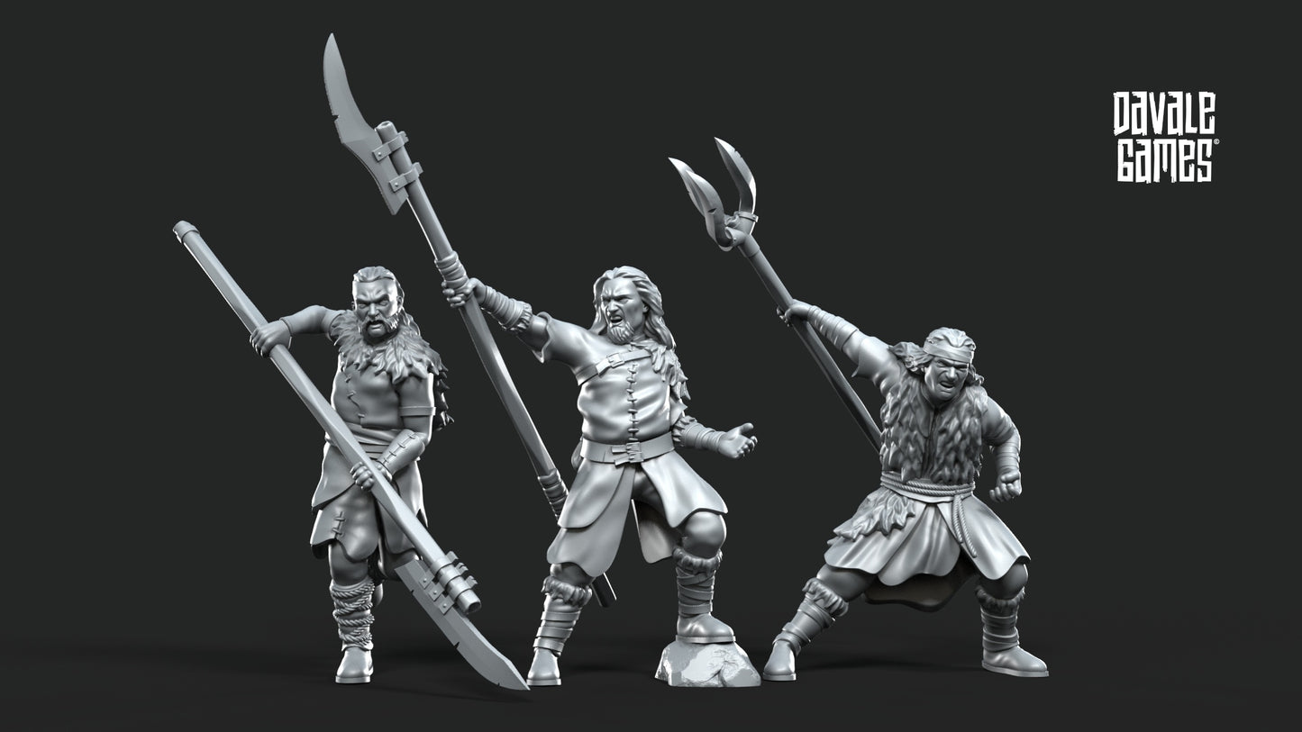6 x Fellmount Reavers spearmen