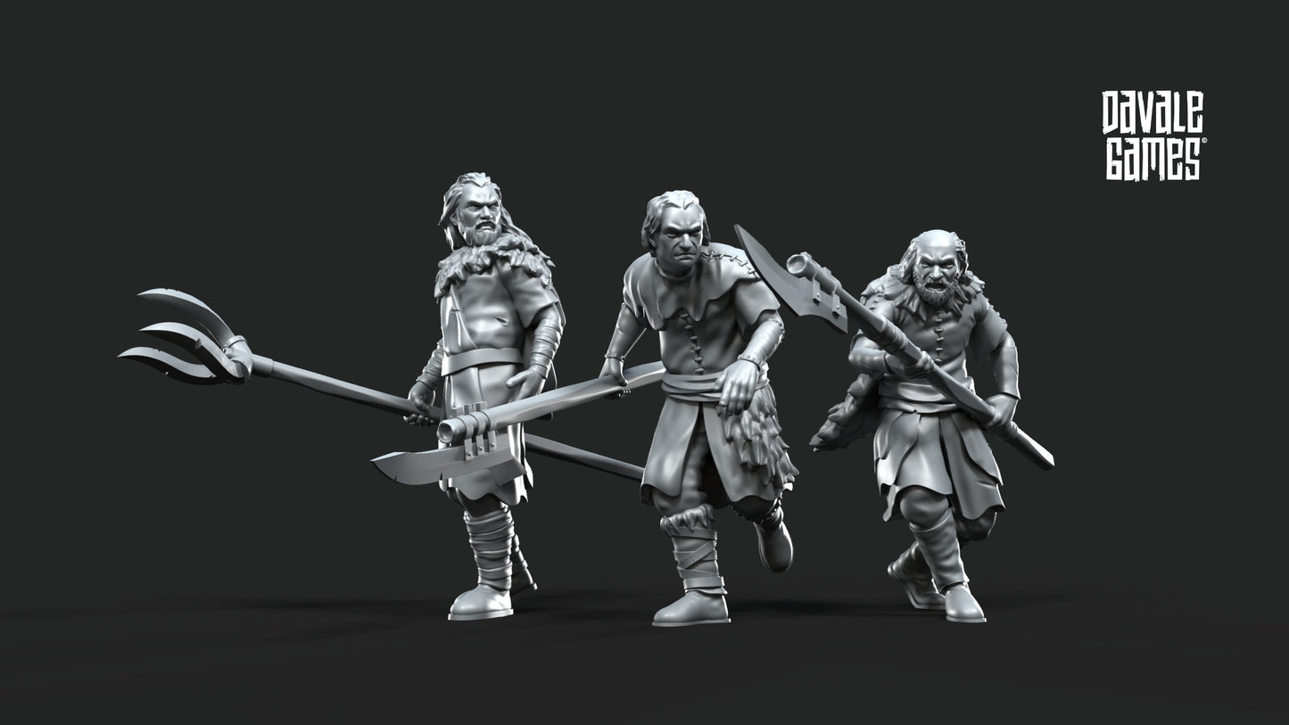 6 x Fellmount Reavers spearmen
