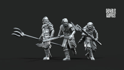 6 x Fellmount Reavers spearmen