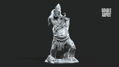 1x Snow Troll-Fellmount Reavers-Fantasy - 28mm