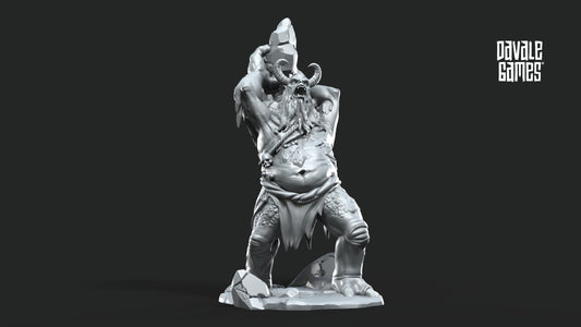 1x Snow Troll-Fellmount Reavers-Fantasy - 28mm