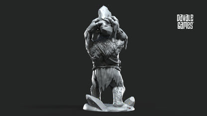 1x Snow Troll-Fellmount Reavers-Fantasy - 28mm