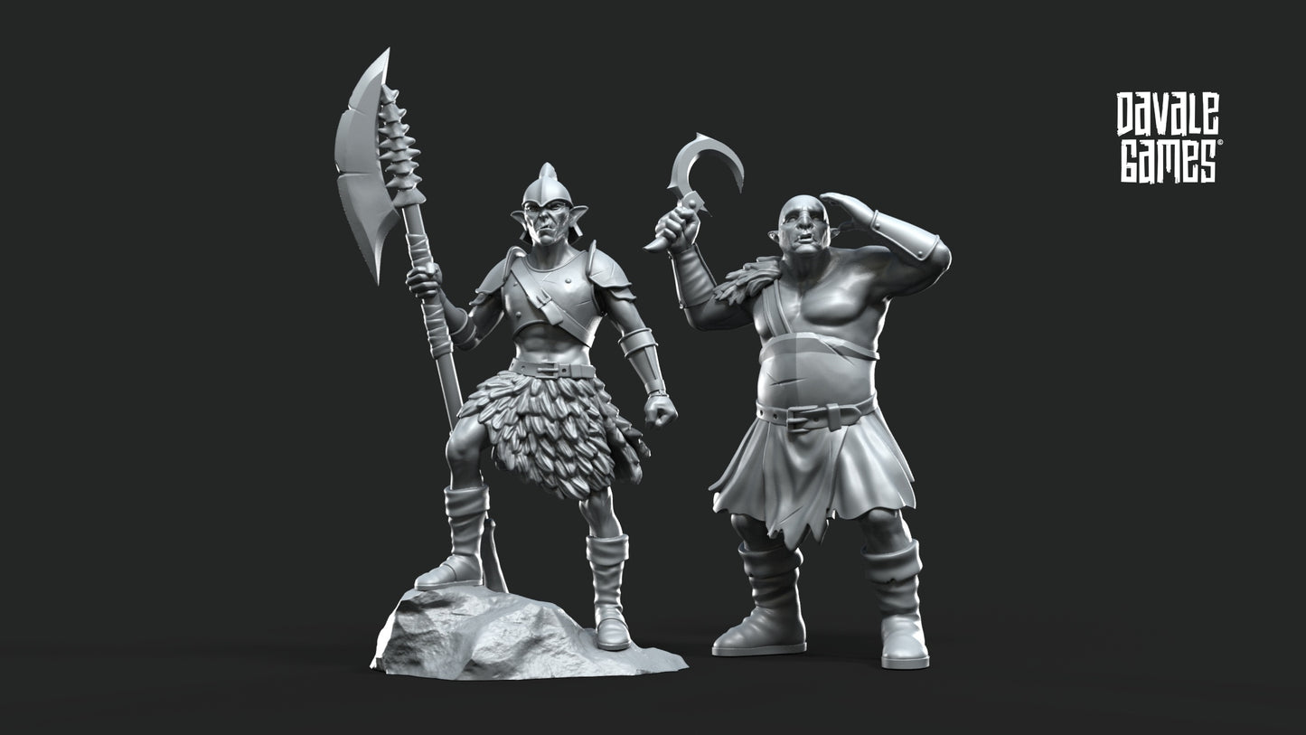 Shall and Krot - snow orcs