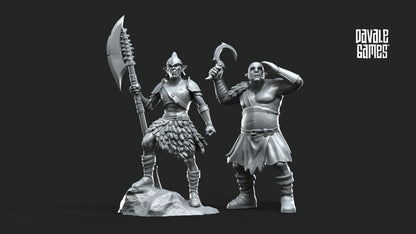 Shall and Krot - snow orcs