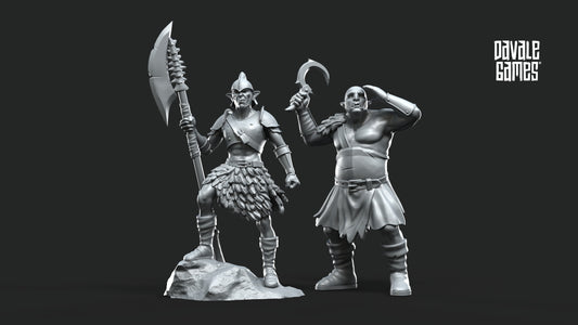Shall and Krot - snow orcs