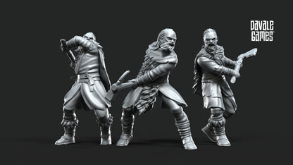 5 x Fellmount Reavers warriors with 2-handed weapons
