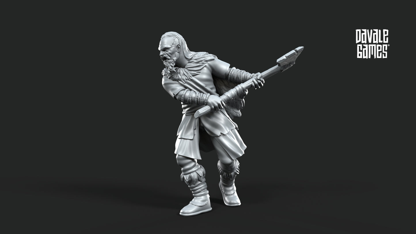 5 x Fellmount Reavers warriors with 2-handed weapons