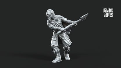 5 x Fellmount Reavers warriors with 2-handed weapons