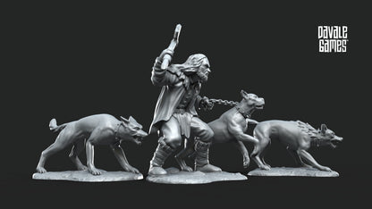 Dog Trainer with dogs