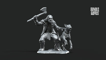 Dog Trainer with dogs