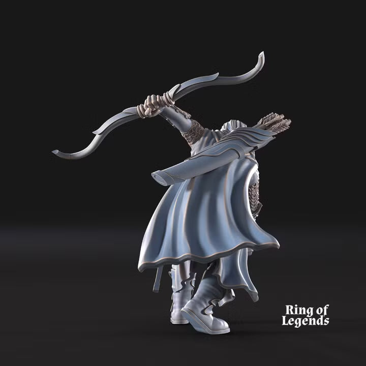 Forest Guardian Captain with bow and spear