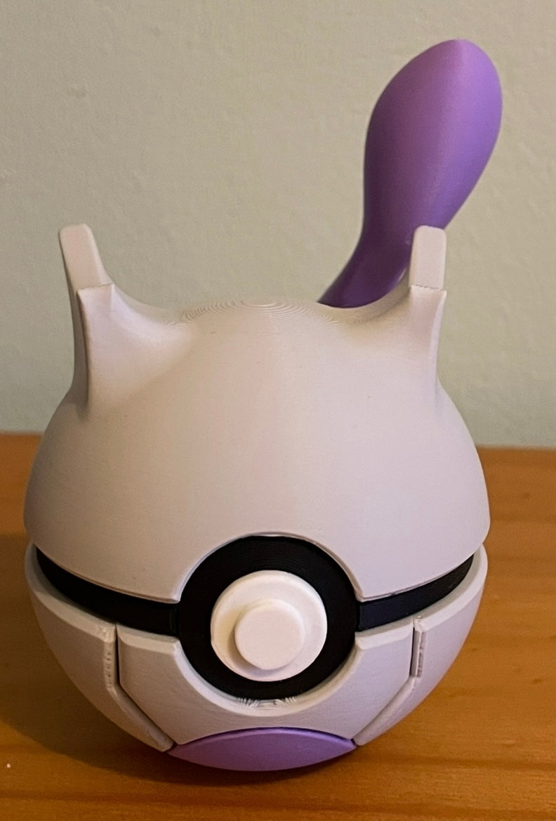 Mewtwo & Mew Character CritterBall Series Designed by N3D