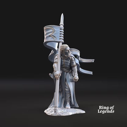 Forest Guardian with banner