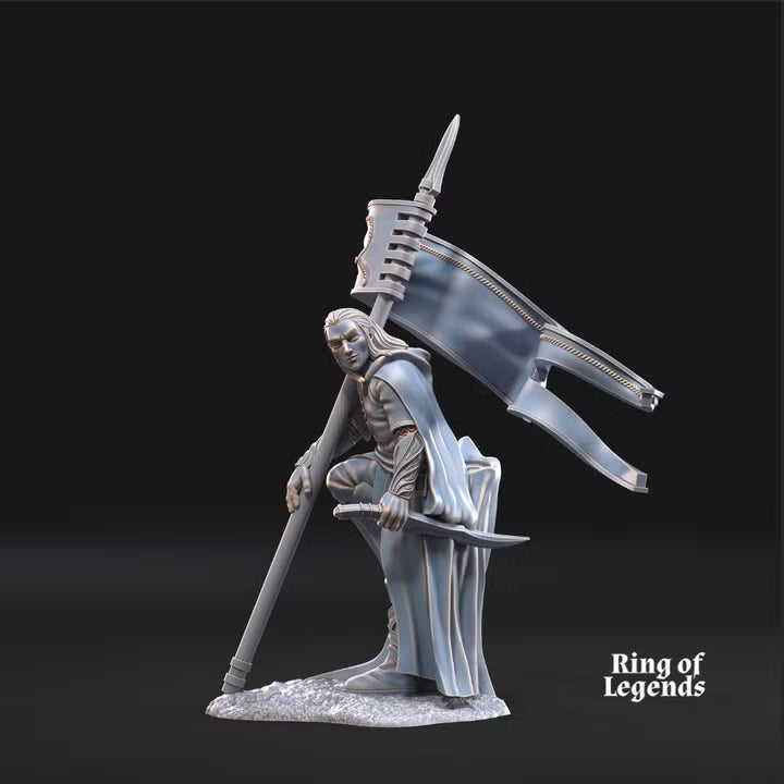 Forest Guardian with banner