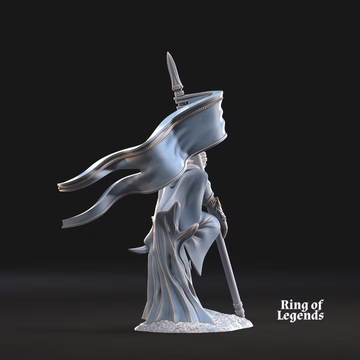 Forest Guardian with banner