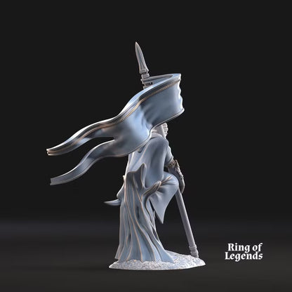 Forest Guardian with banner