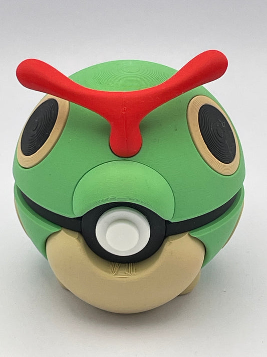 Caterpie, Metapod & Butterfree Evolution Line, Character CritterBall Series Designed by N3D