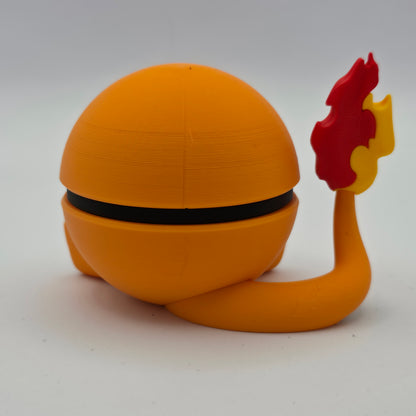 Charmander, Charmeleon & Charizard Evolution Line, Character CritterBall Series Designed by N3D