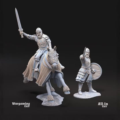 West Human King mtd and foot pose 2