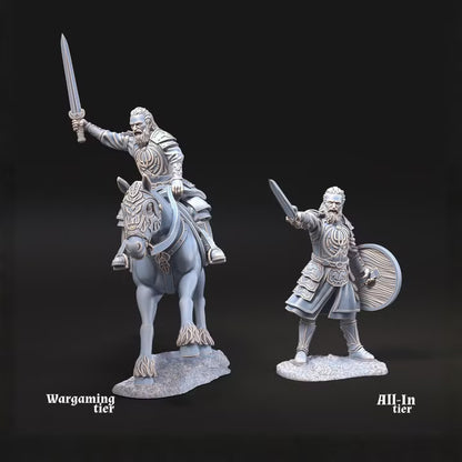 West Human King mtd and foot pose 2