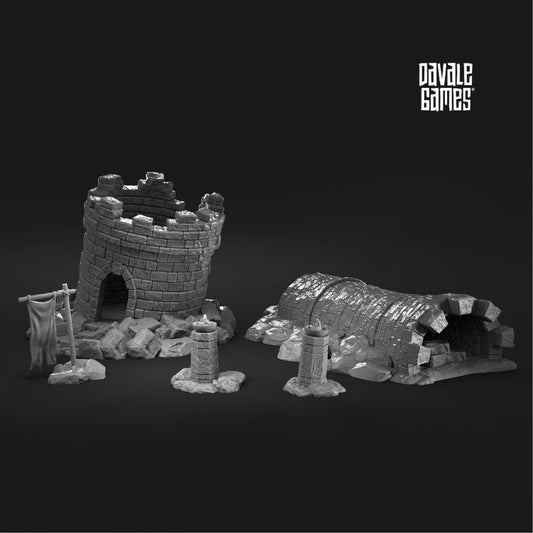Old Fallen Tower