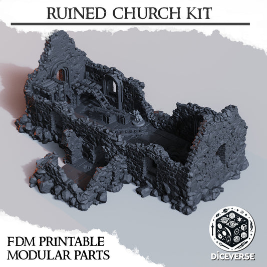 trench crusade ruined church