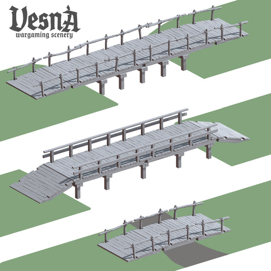 Wooden bridges