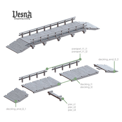 Wooden bridges