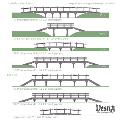 Wooden bridges