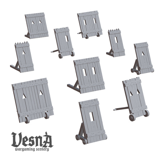 Medieval sige mantlets