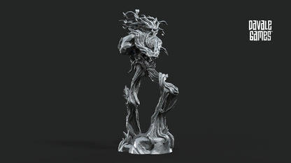Treewalker throwing rock