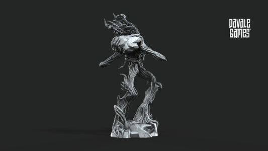 Treewalker throwing rock