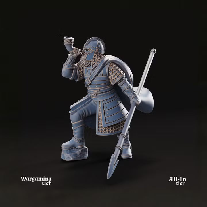 West Human Warrior with horn