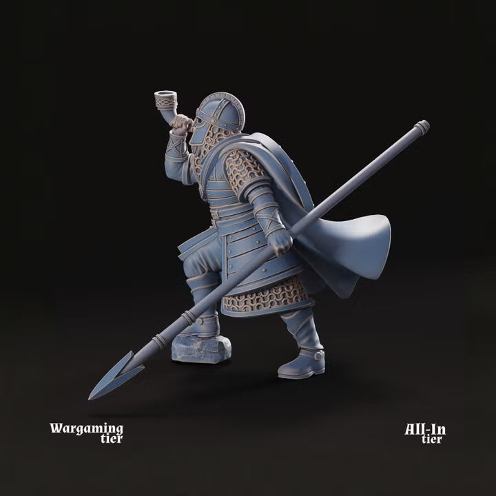 West Human Warrior with horn