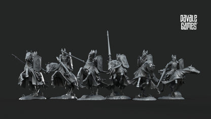 6x Swan Riders-White Swan-Fantasy - 28mm