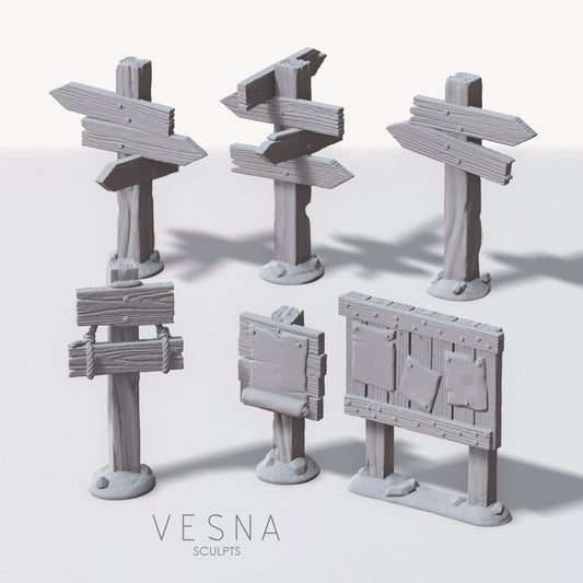 Shop and pub signs 32mm, 28mm, 15mm Scale