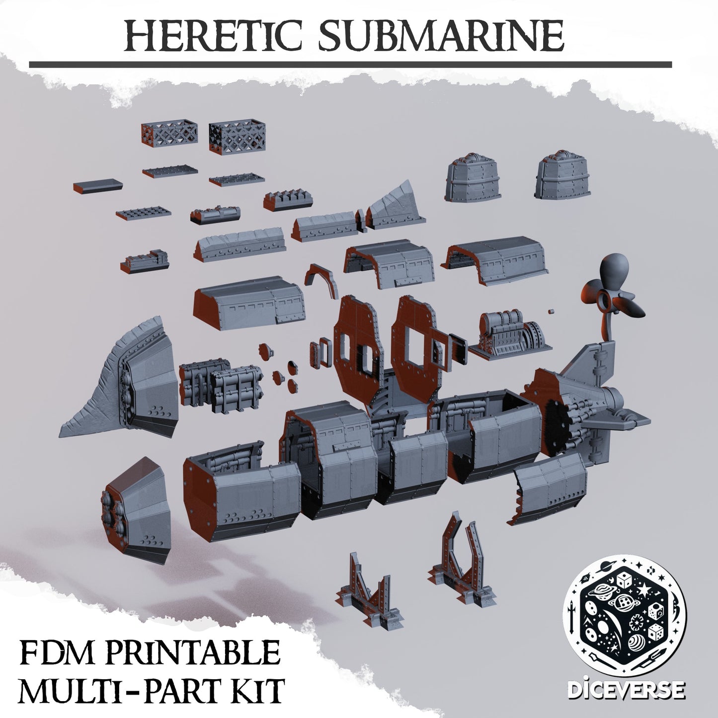trench crusade heretic submarine - parts