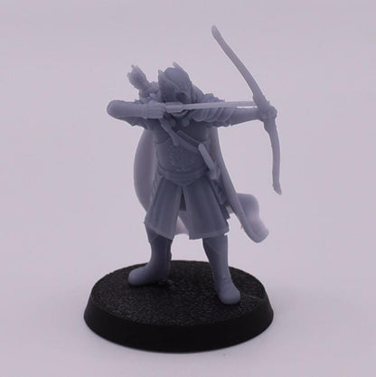 3x Grey Castle guard with long bow