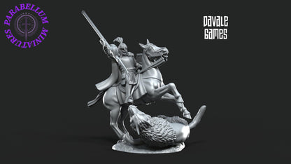 North Human Captain with spear shield