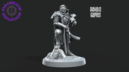 North Human Captain with spear shield