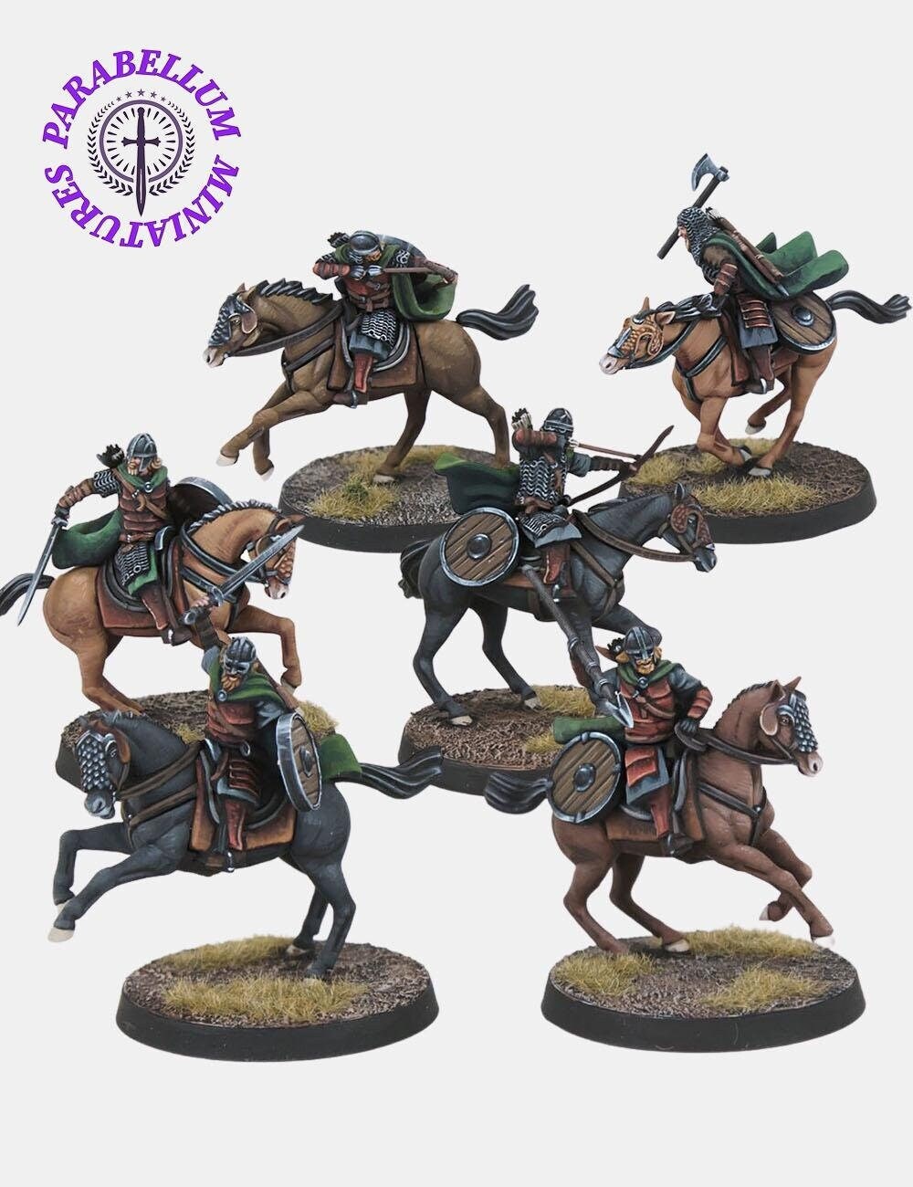 Miniatures Riders 6x West Human riders – Parabellum Miniatures