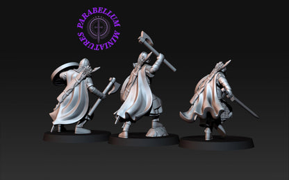 6x West Humans Warriors on foot