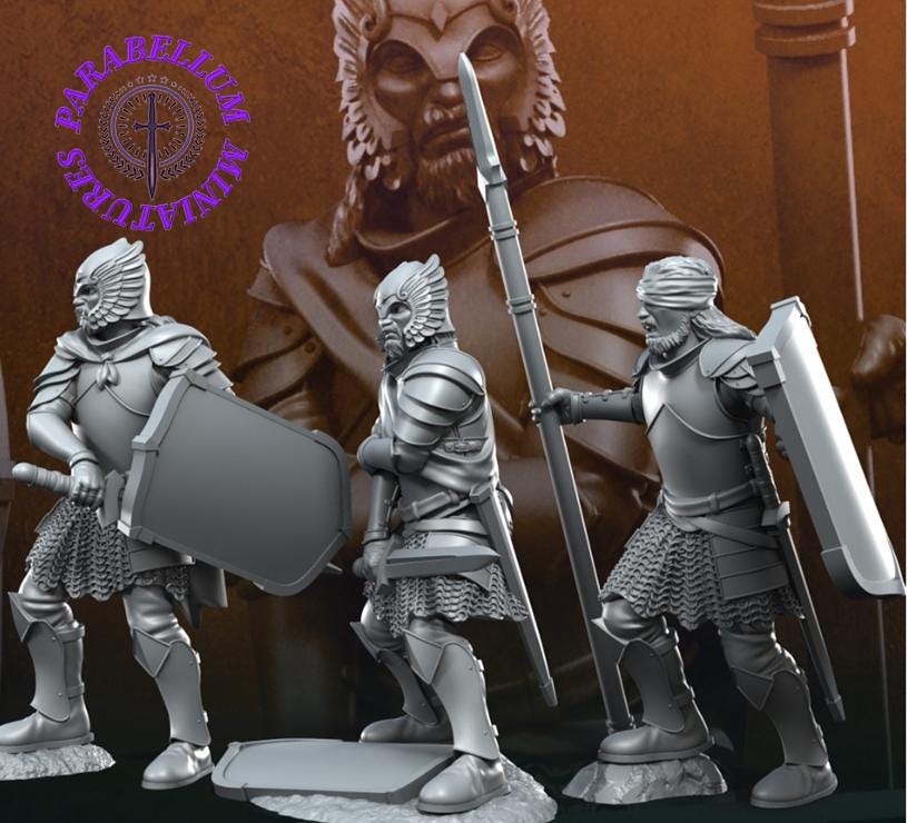 Wounded Grey Castle warriors