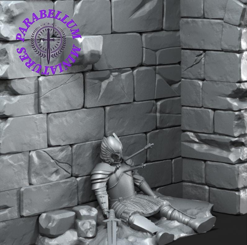 Grey Castle scenery with Casualties v1