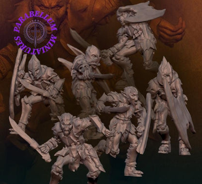 Goblins with sword and shield