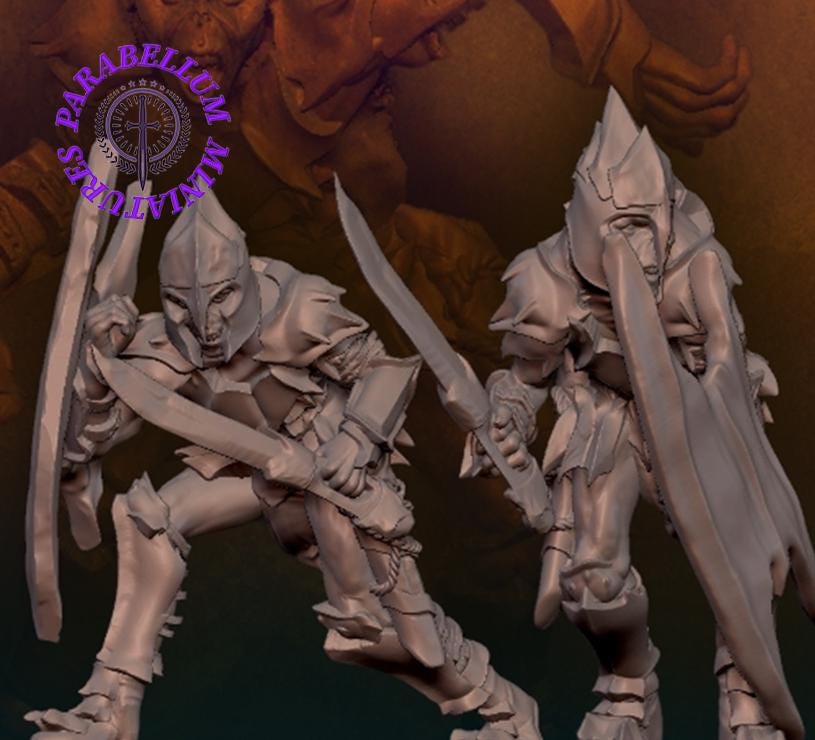 Goblins with sword and shield